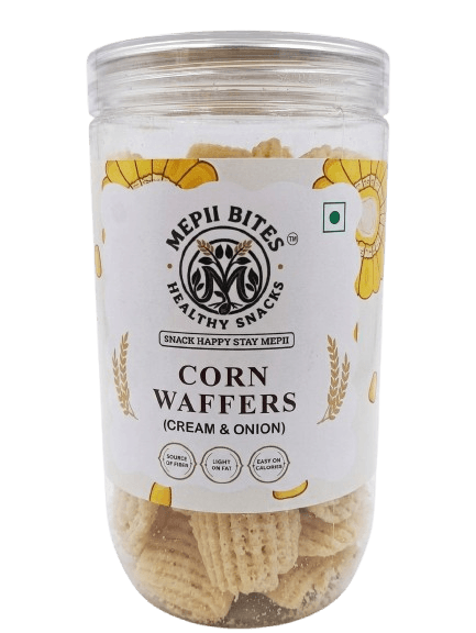 Mepii Bites Corn Waffers (Cream & Onion)