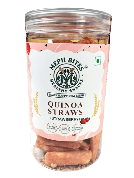 Mepii Bites Quinoa Straws (Strawberry)