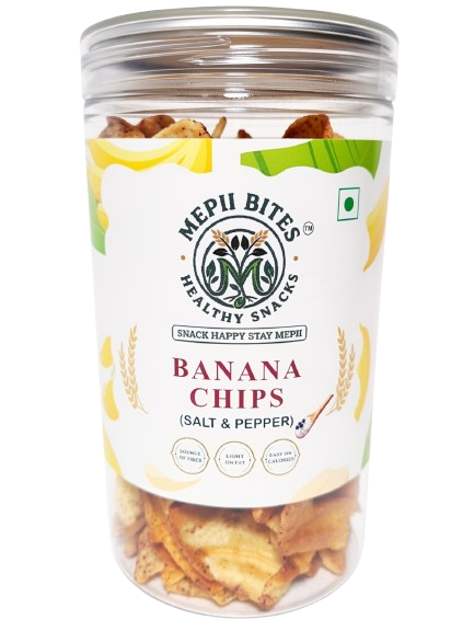 Mepii Bites Banana Chips (Salt & Pepper) — Salt & Pepper