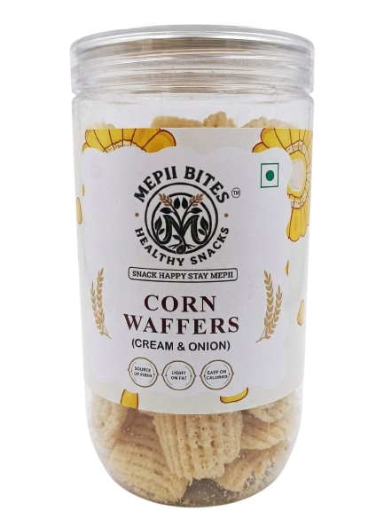Mepii Bites Corn Waffers (Cream & Onion) — Cream & Onion