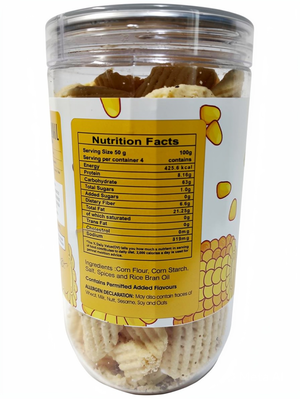 Mepii Bites Corn Waffers (Cream & Onion) thumbnail 2