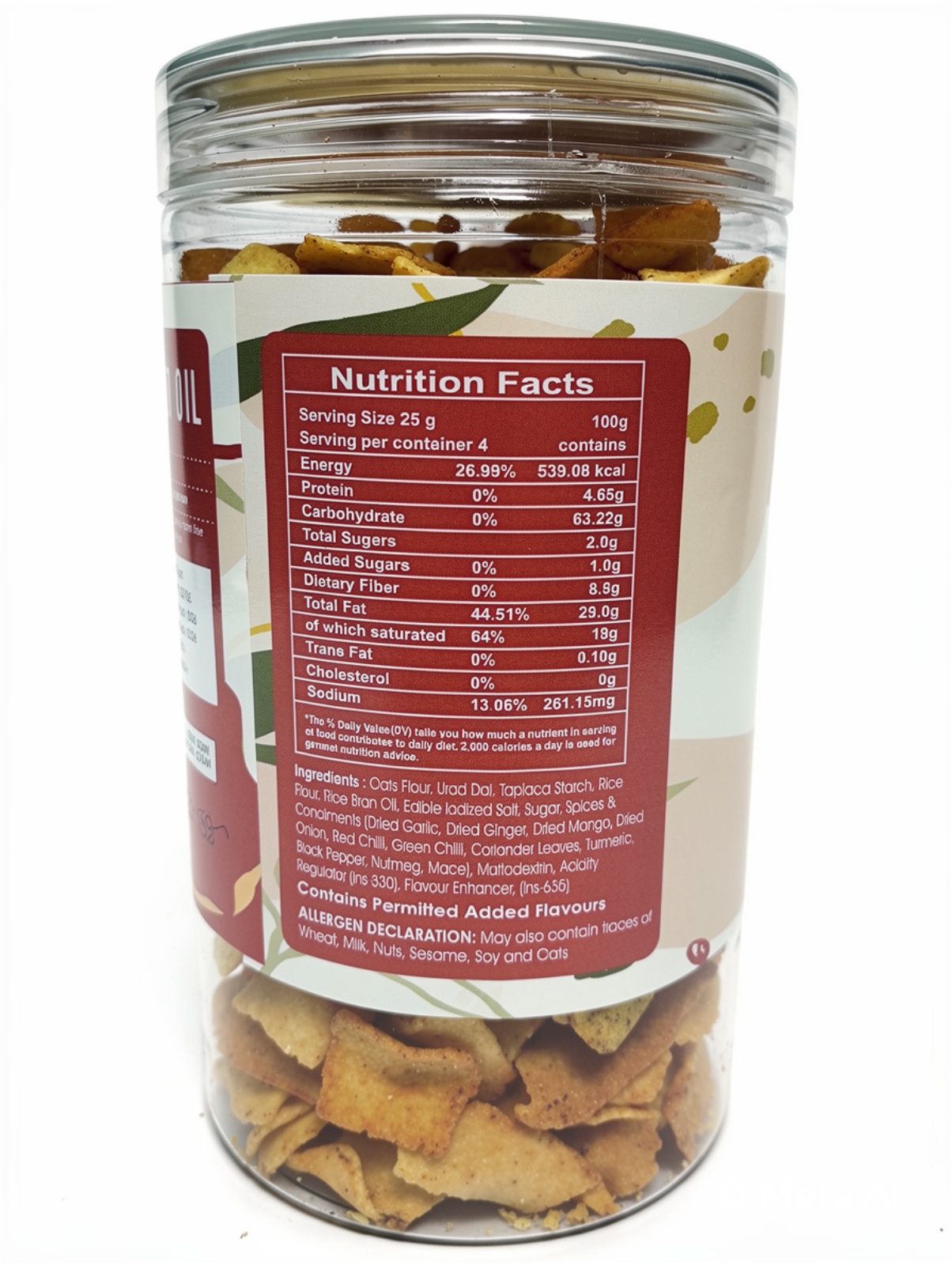 Mepii Bites Oats Chips (Savoury Herb) thumbnail 2